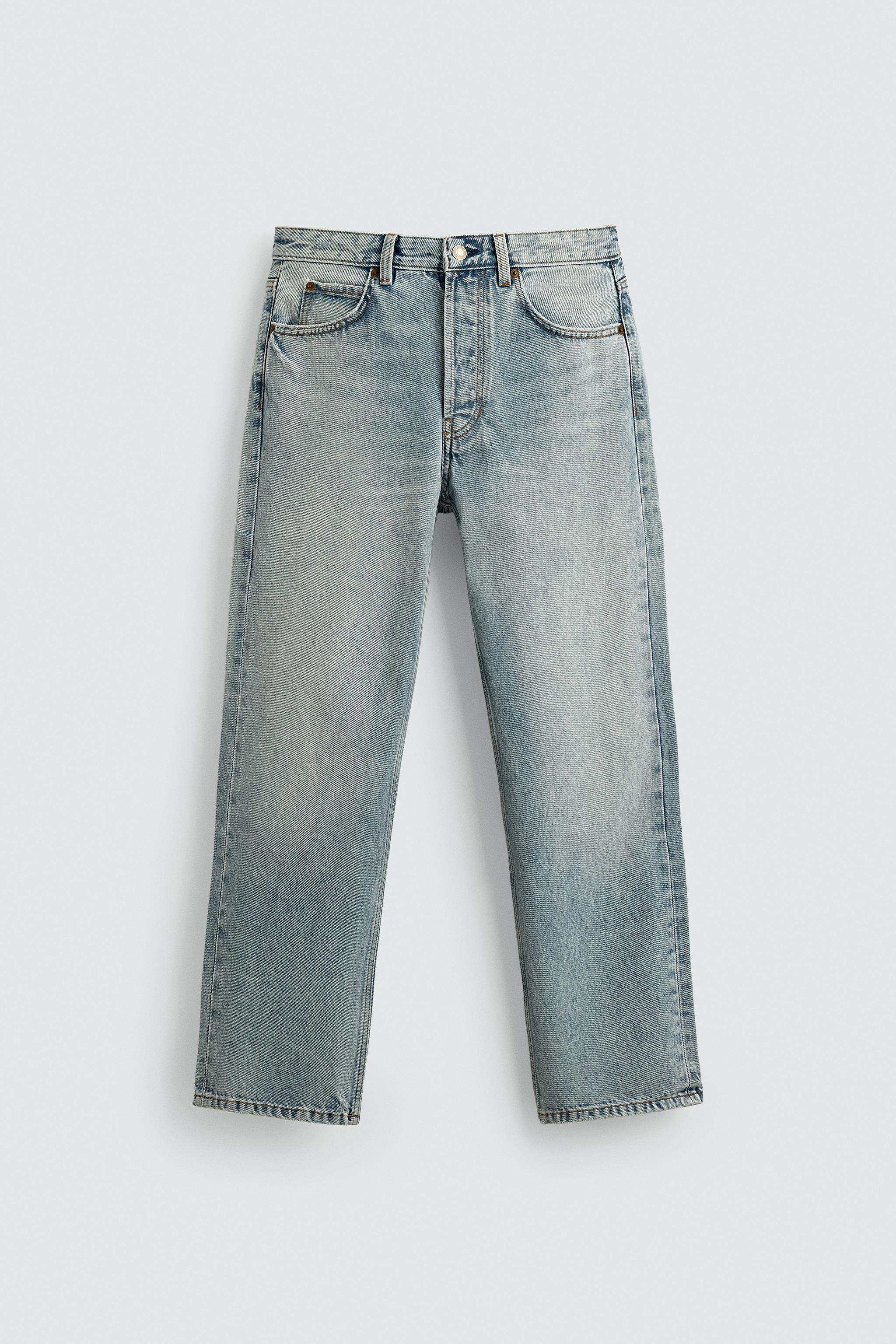 REGULAR FIT JEANS — Light blue
