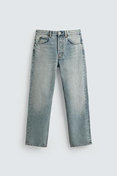 REGULAR STRAIGHT-LEG JEANS - Light blue by Zara