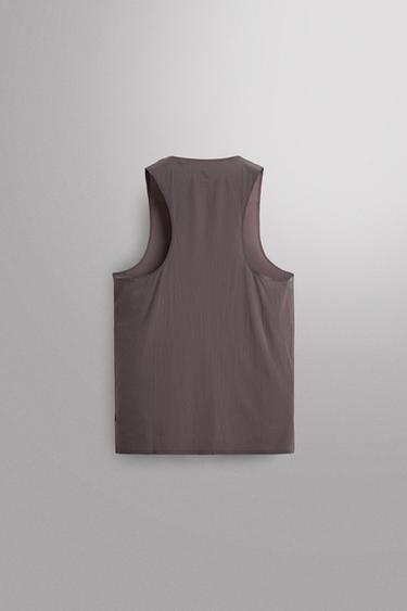 LIGHTWEIGHT RUNNING TANK TOP - Purple by Zara - Image 8