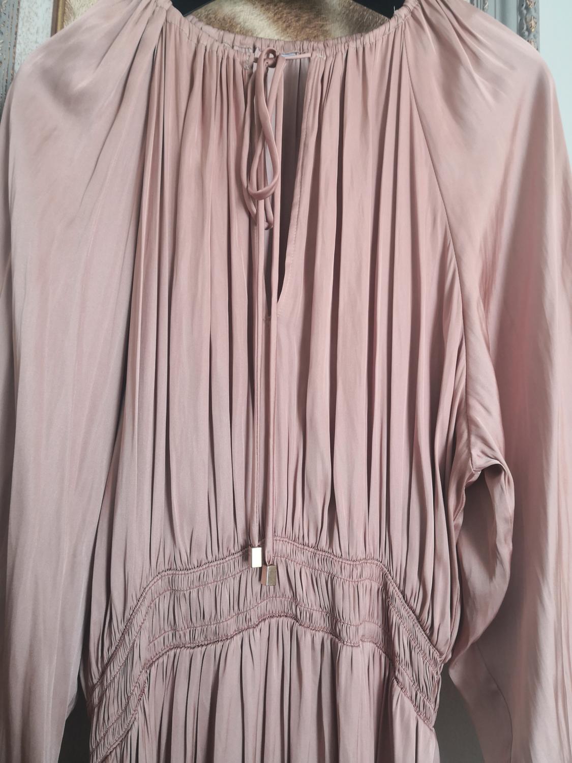 LONG SATIN DRESS - Image 3