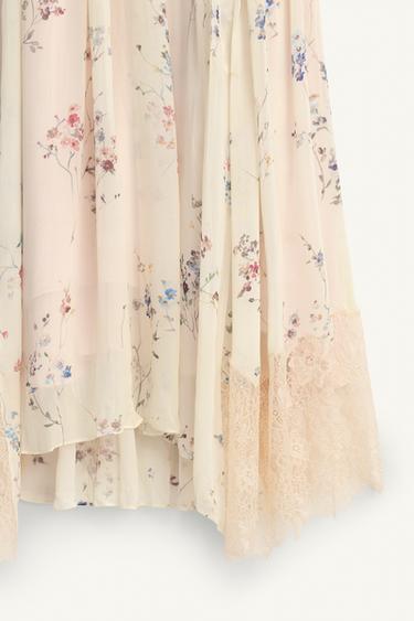 LIMITED EDITION COMBINED LACE DRESS - Printed by Zara - Image 8