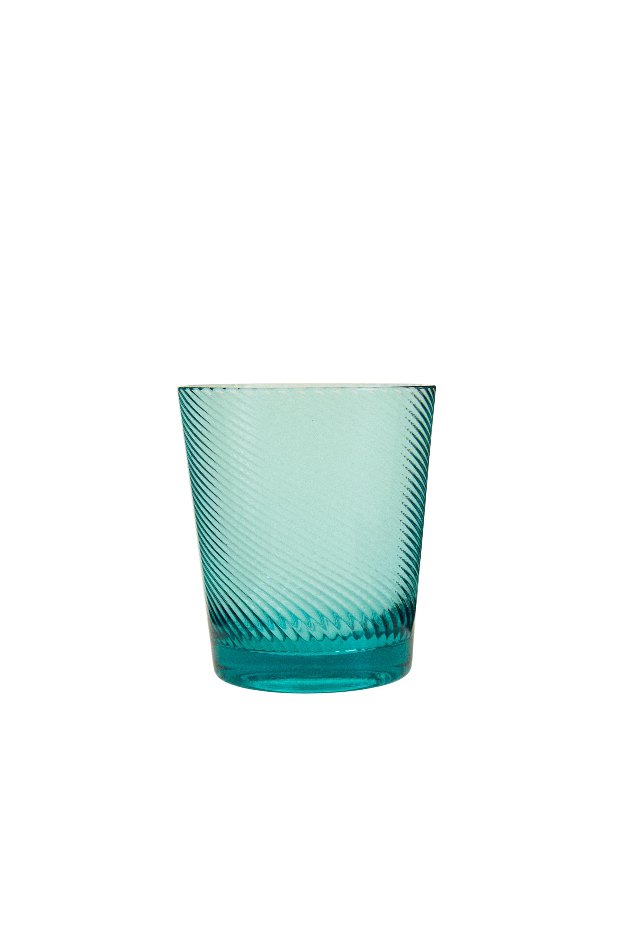 ACRYLIC LINE TUMBLER - Turquoise | ZARA United States