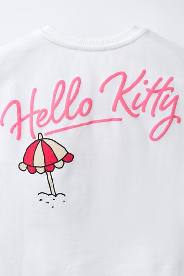 T-SHIRT FLOTTEUR HELLO KITTY © SANRIO - Blanc de Zara - Image 3