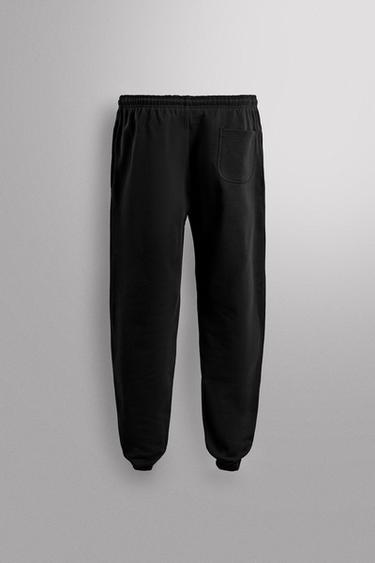PANTALON JOGGER REGULAR FIT - Noir de Zara - Image 1