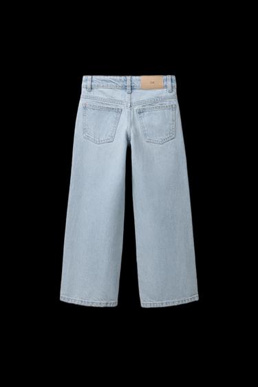 WIDE-LEG JEANS - Light blue by Zara
