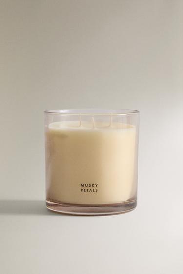 (400 G) BOUGIE PARFUMÉE MUSKY PETALS - Beige-marron de Zara - Image 1