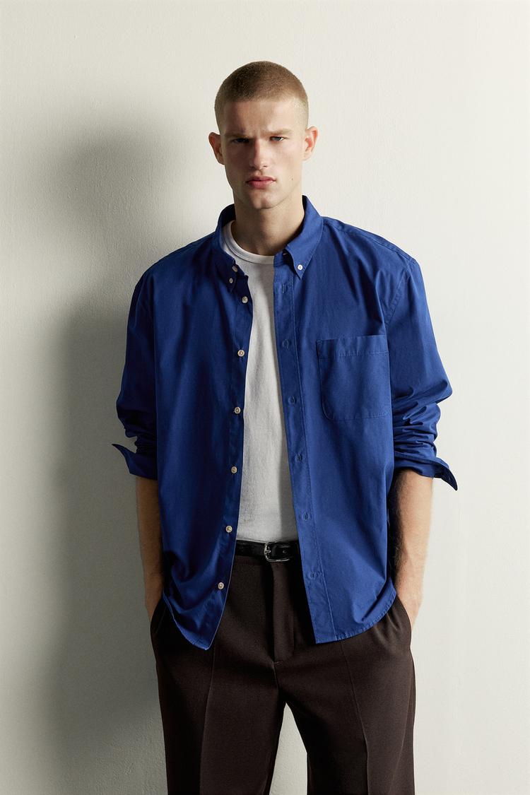 RELAXED FIT COTTON SHIRT