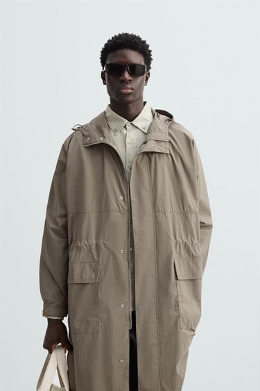 LIGHTWEIGHT TECHNICAL PARKA - Earth by Zara