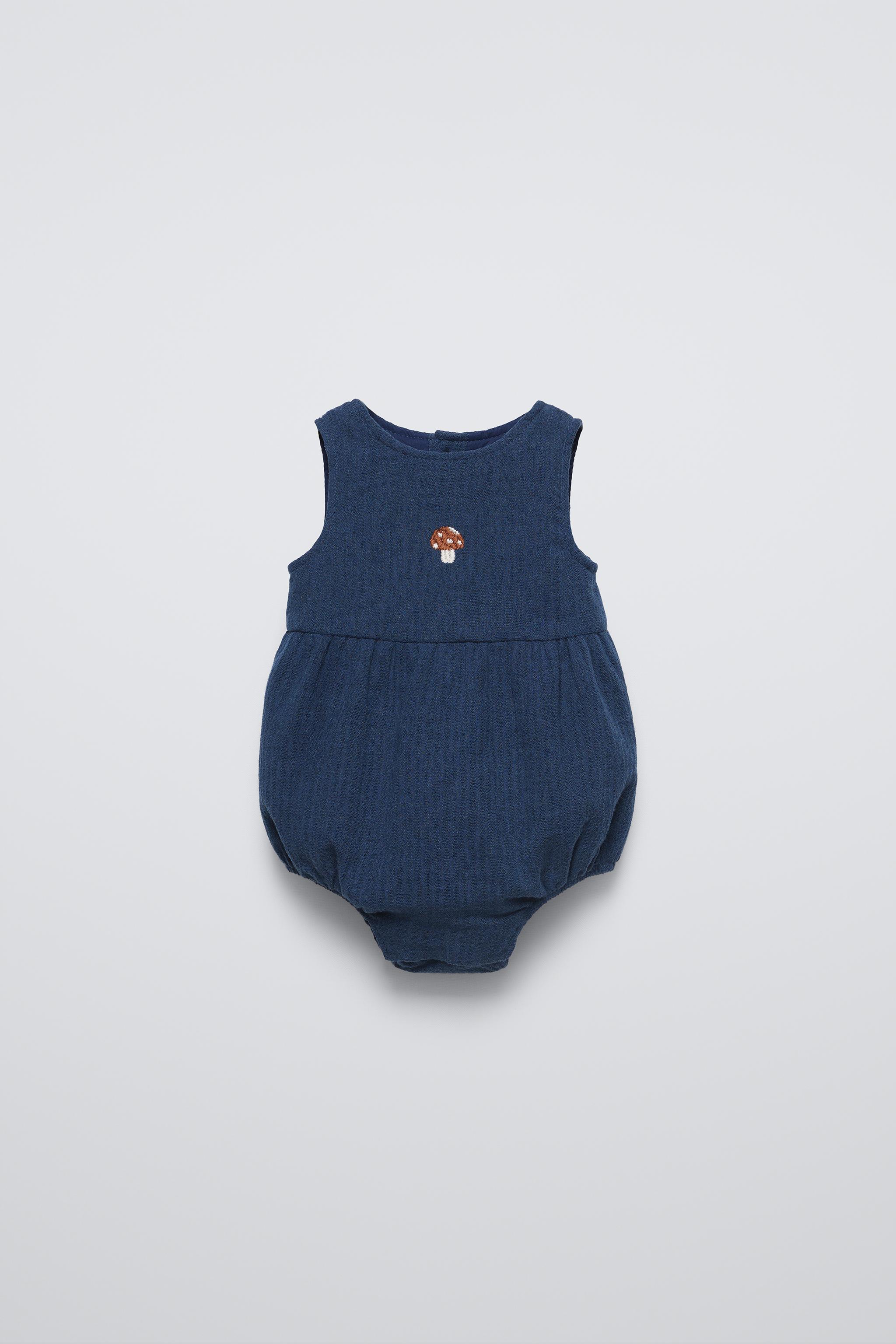 HTF Zara embroidered orders romper 2-3