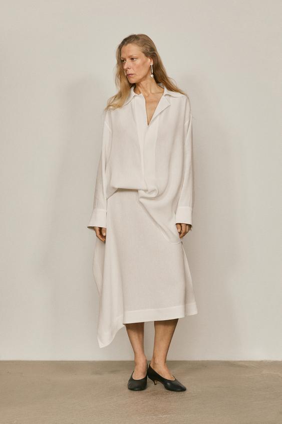 Flowing midi pareo skirt - LIMITED EDITION from Zara - $320