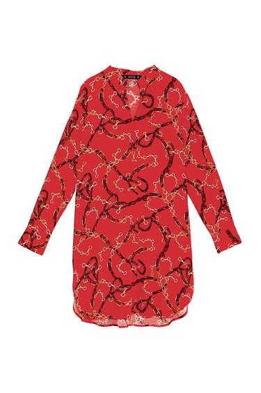VESTIDO ESTAMPADO CADENAS