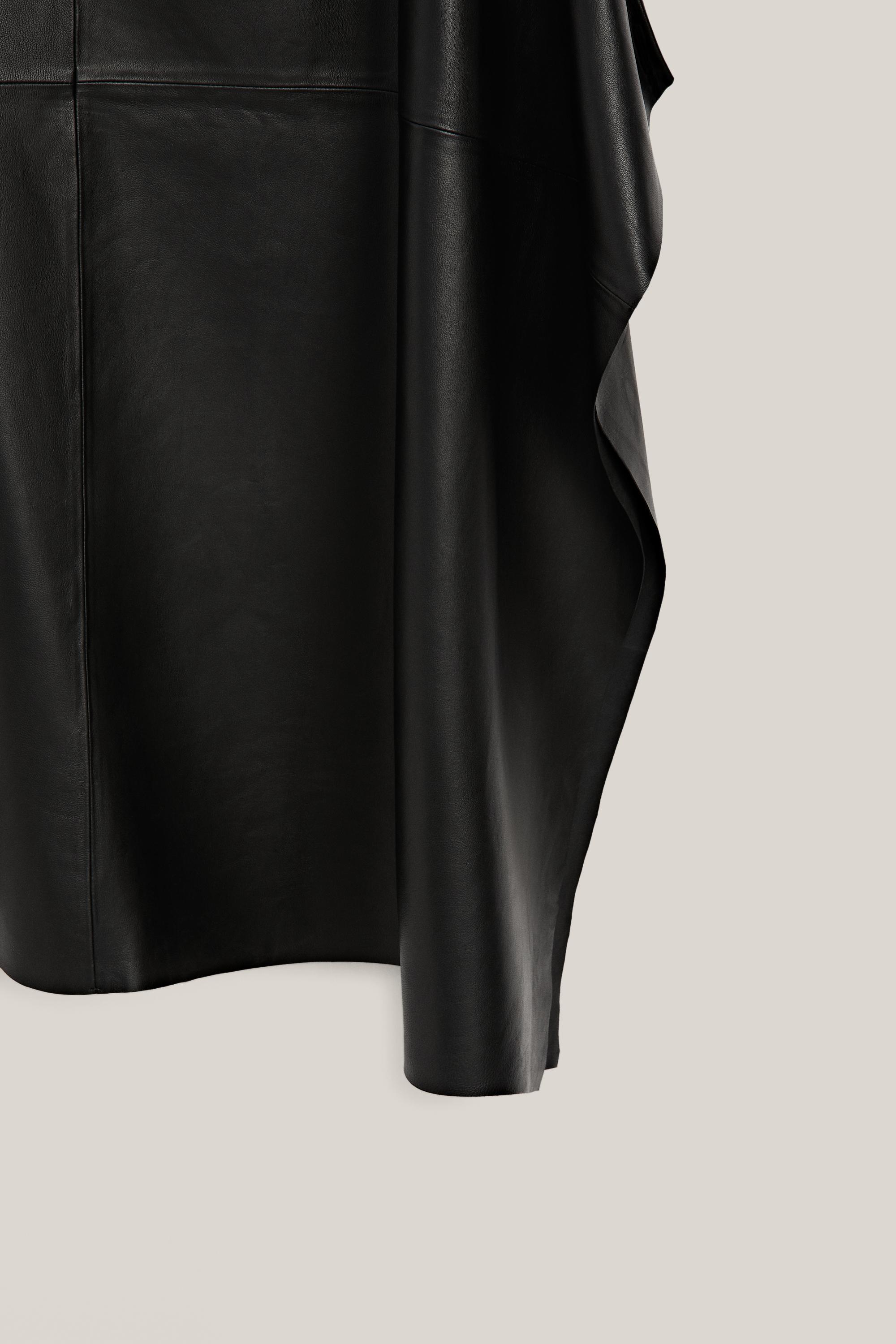 Nappa leather midi skirt - LIMITED EDITION
