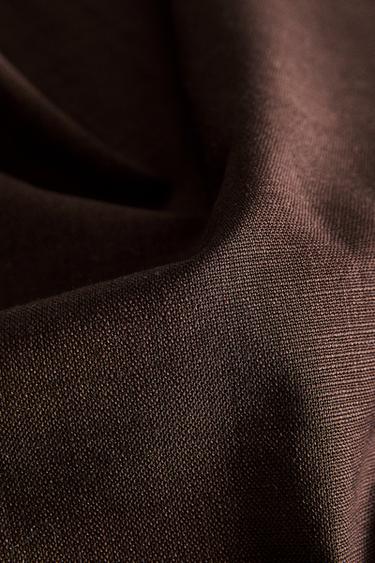 LOT DE SERVIETTES DE TABLE EN COTON À JOUR ÉCHELLE (LOT DE 2) - Marron de Zara - Image 3