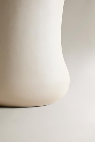 PAPIER-MÂCHÉ SIDE TABLE - Light grey by Zara - Image 3