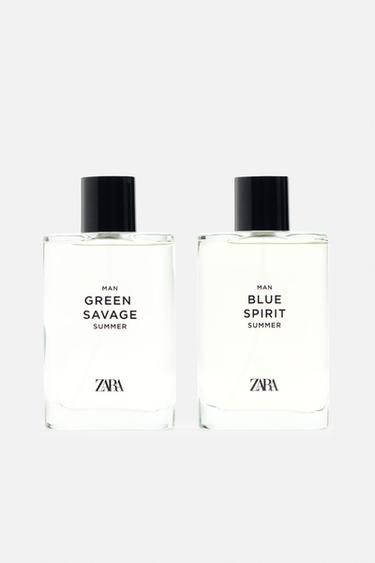 BLUE SPIRIT SUMMER + GREEN SAVAGE SUMMER EDT 2 X 90 ML / 3.04 oz -  by Zara - Image 0