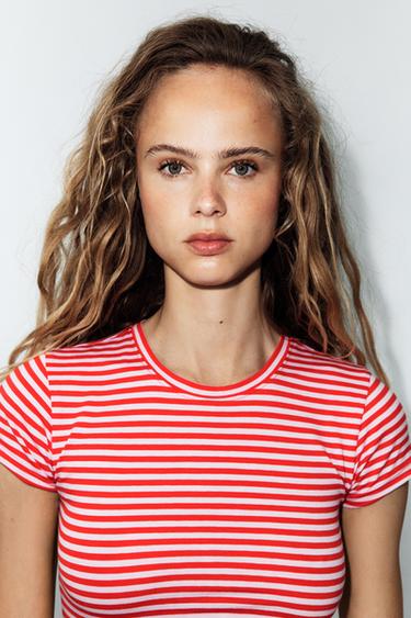 STRIPED SHORT DRESS - striped by Zara - Image 1