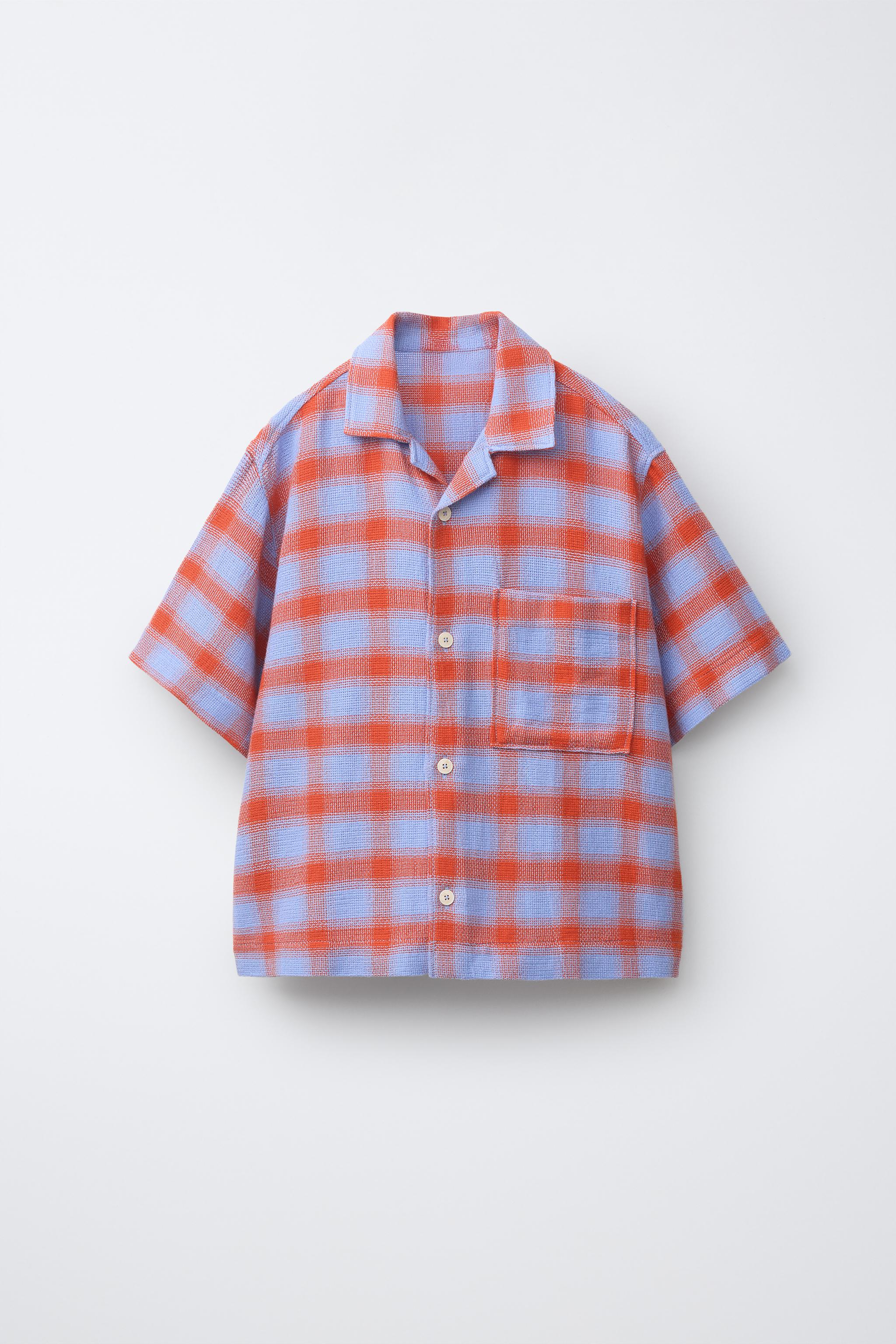 Детские рубашки Zara RUSTIC PLAID SHIRT — фото 2