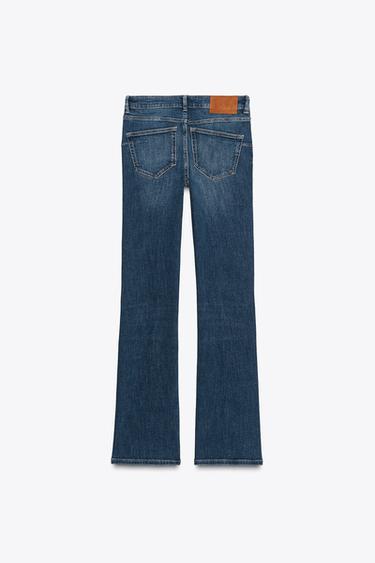 JEANS ZW COLLECTION BOOTCUT TIRO ALTO - Azul noche de Zara