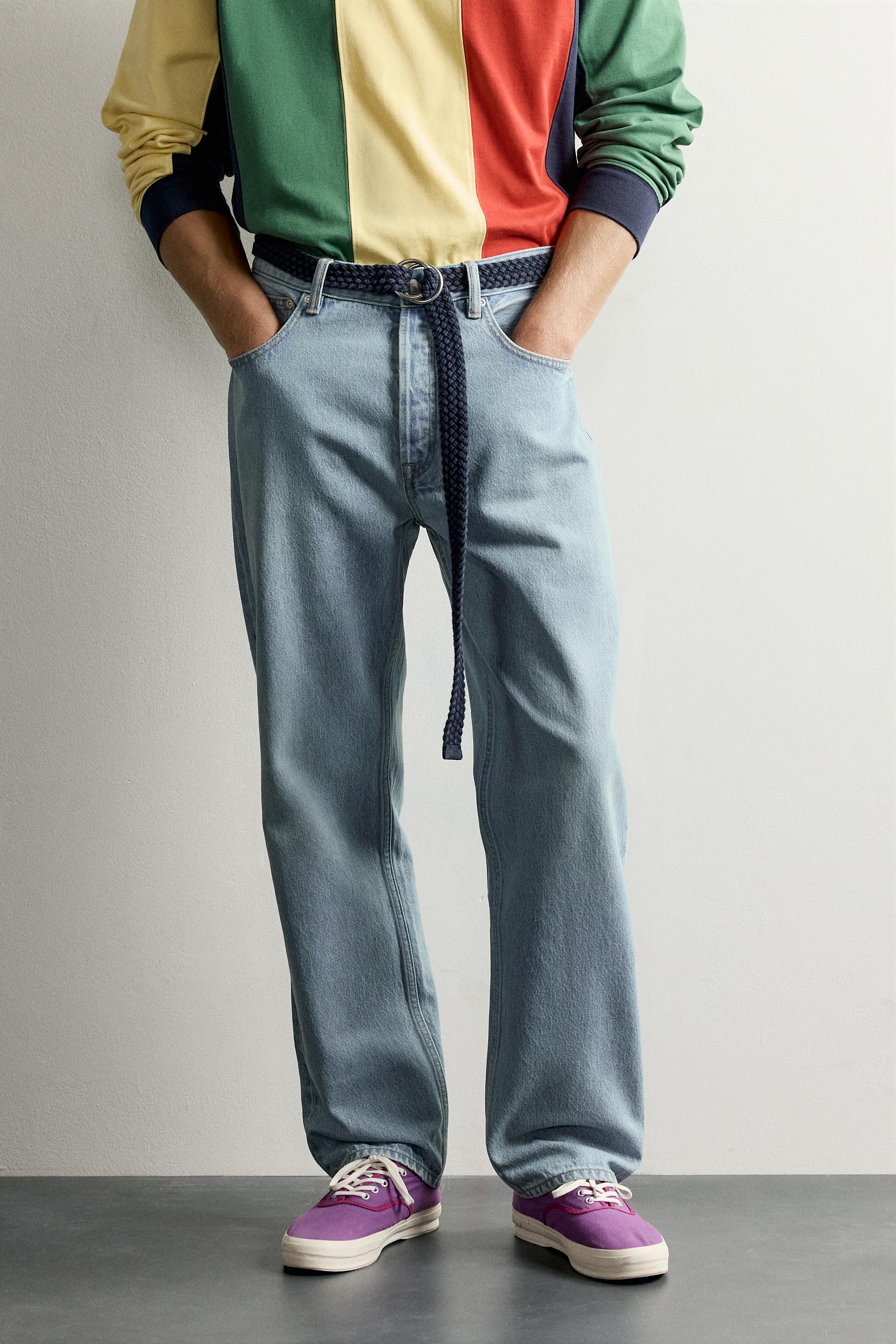 Zara FRUIT OF THE LOOM™ STRAIGHT FIT JEAN görsel 2