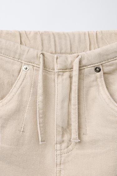JEAN WIDE LEG - Beige de Zara - Image 2