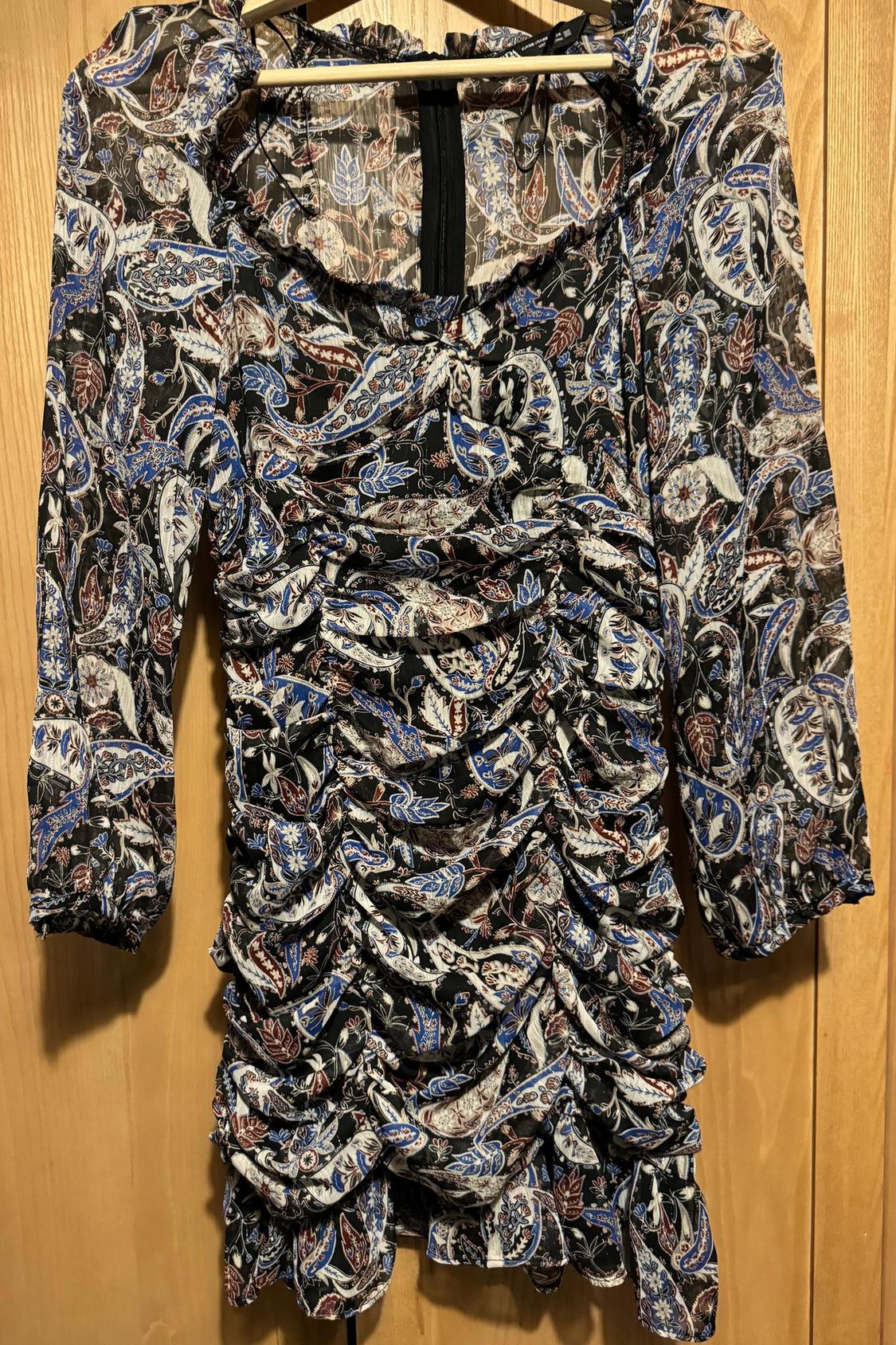 PAISLEY PRINT DRESS - Image 2