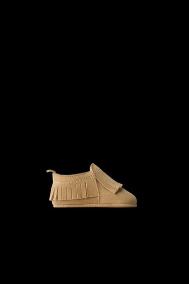 LEATHER SHOES - Sand Brown by Zara - Image 0