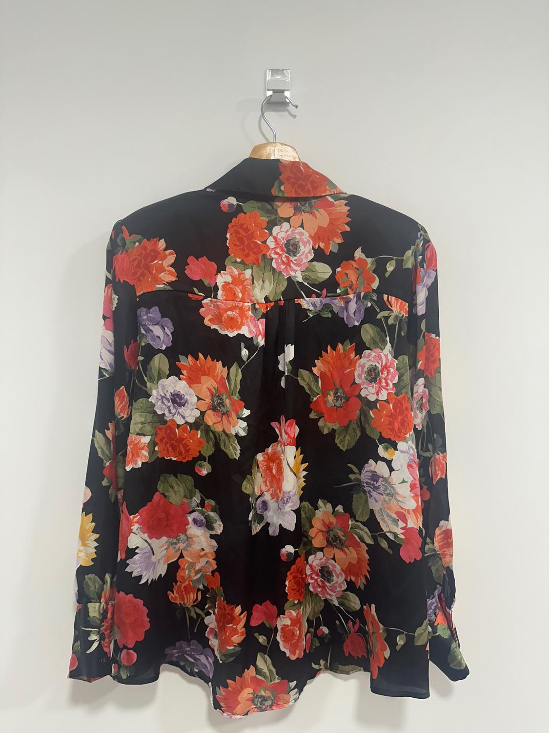 PRINTED SHIRT WITH SHOULDER PADS - Image 4