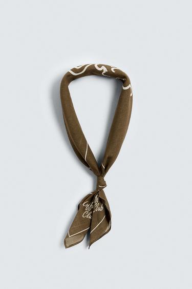 GRAPHIC PRINT HEADBAND - Caramel by Zara