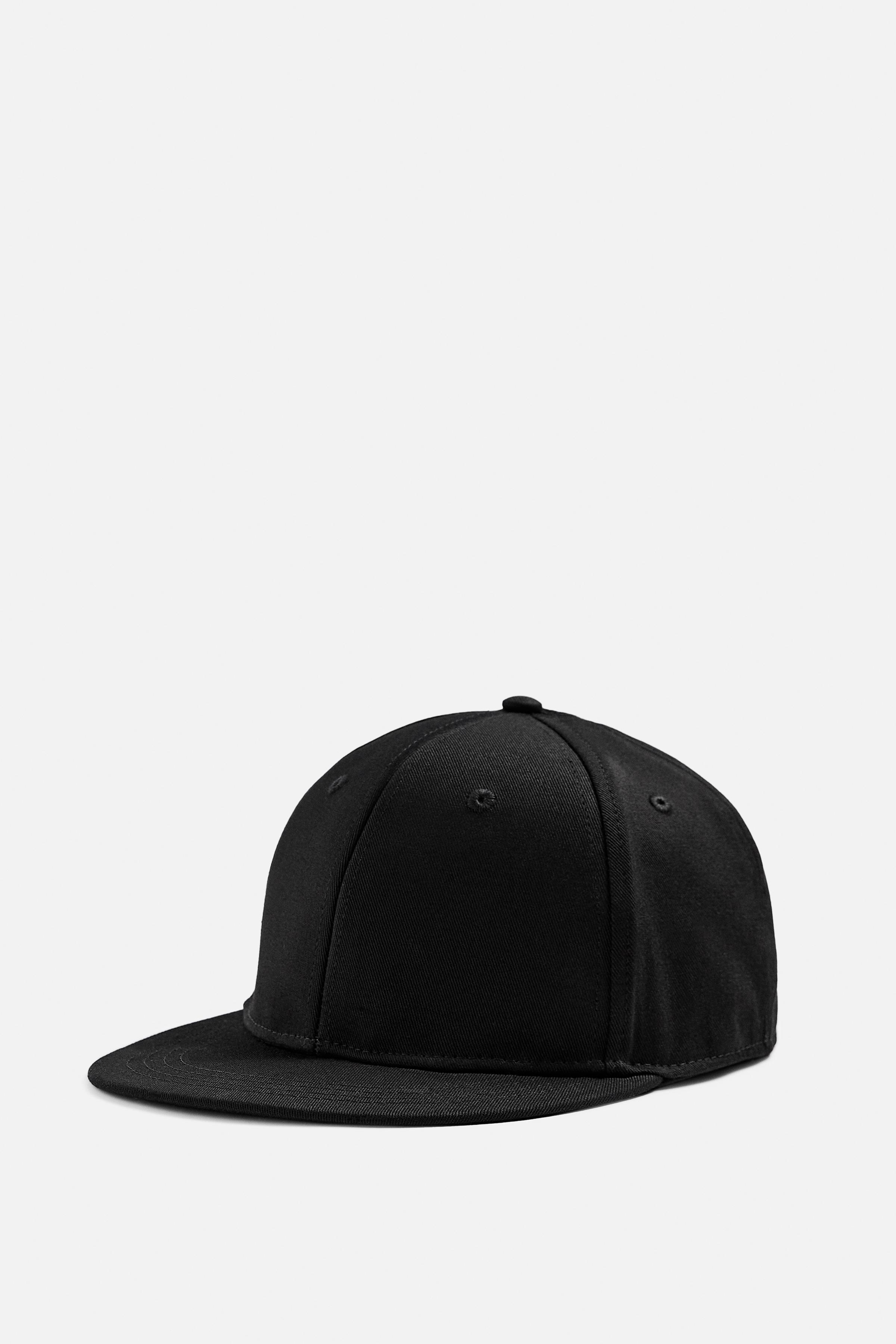 FLAT VISOR CAP Black ZARA Mexico