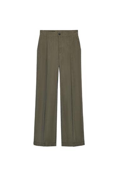 FLOWING DARTED TROUSERS