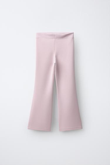 MODAL SPORTY FLARE PANTS — Pink 1