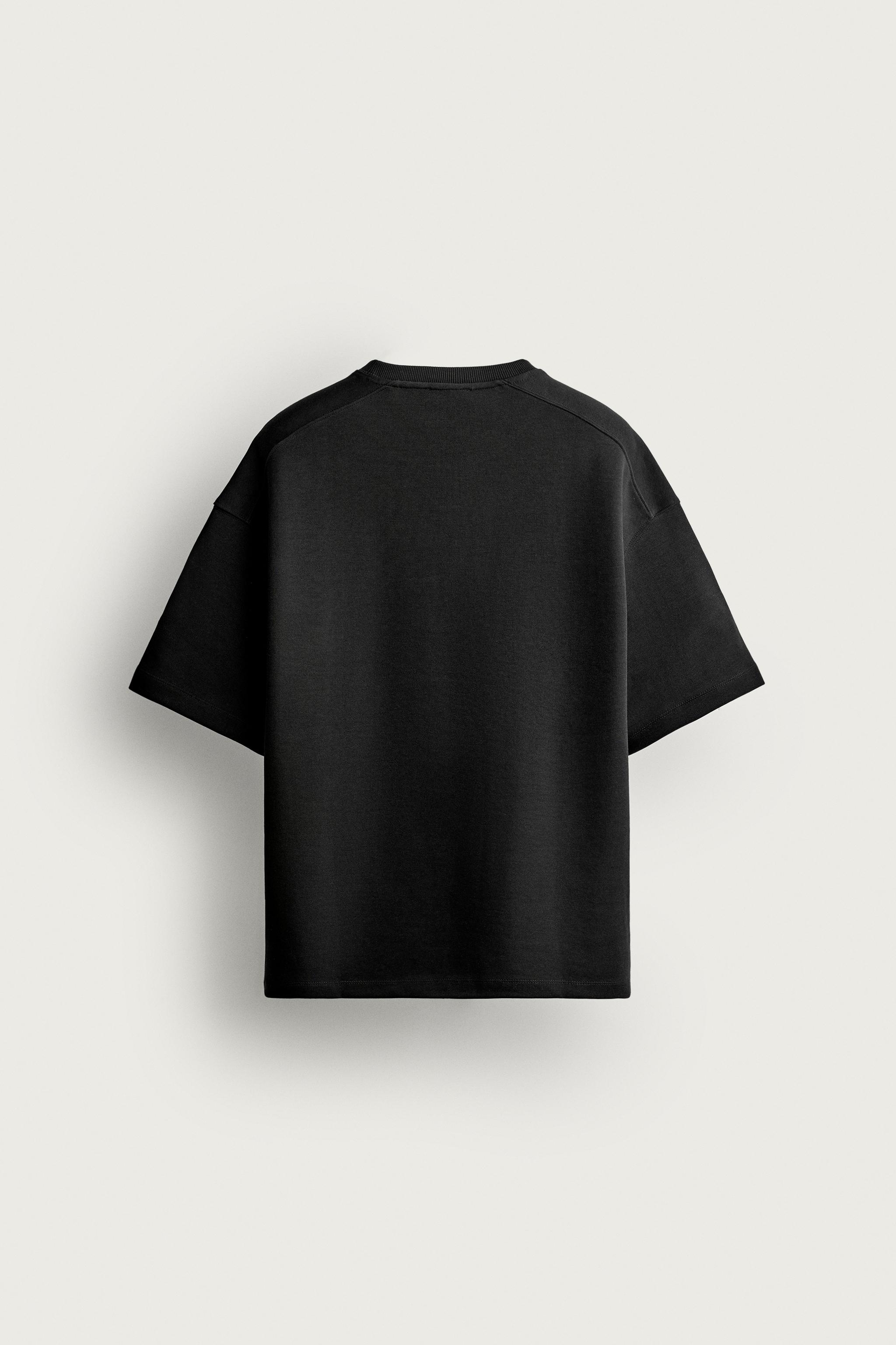 Мужские худи Zara RELAXED FIT INTERLOCK SWEATSHIRT — фото 8