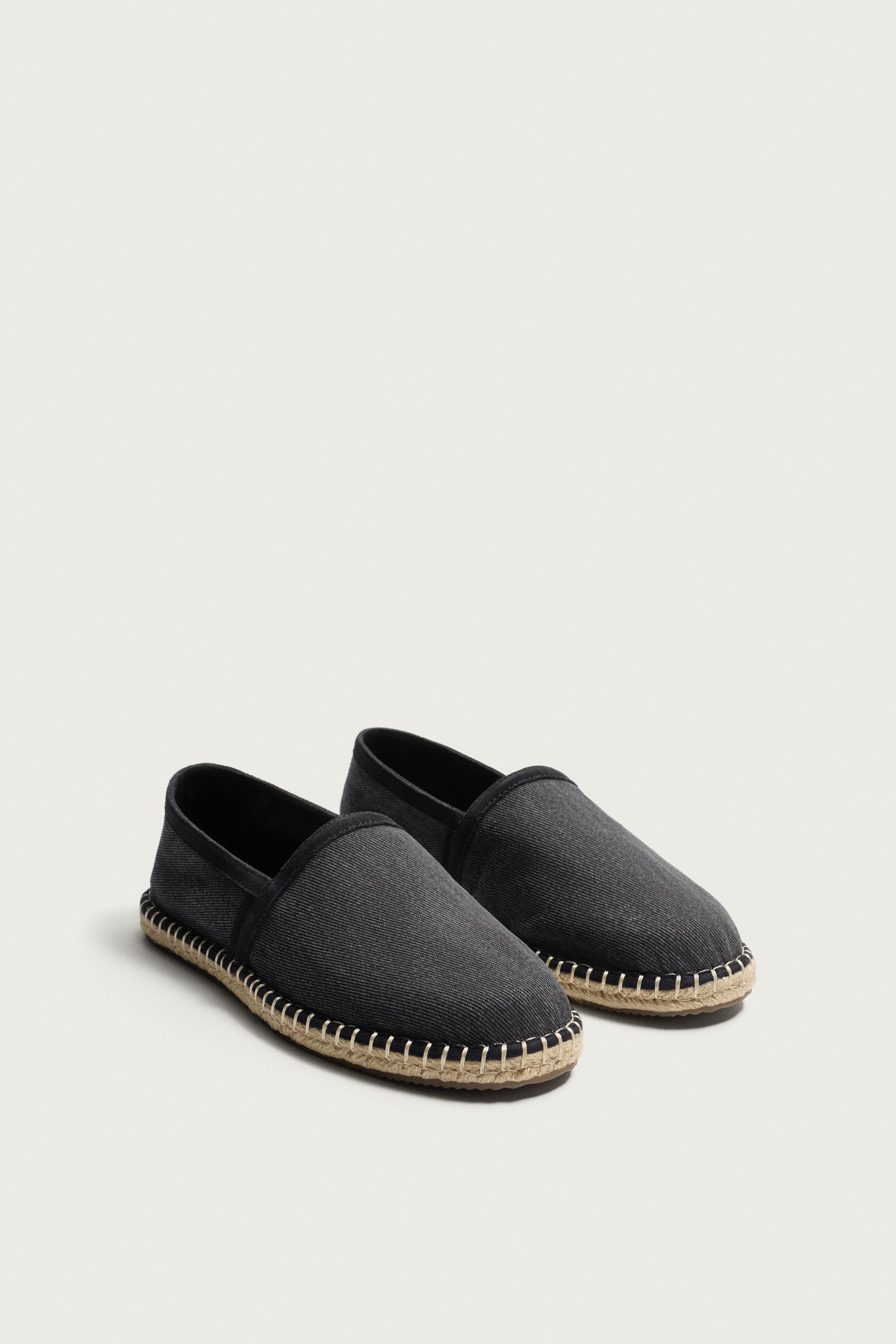 FABRIC ESPADRILLES — Blue (alternate view)
