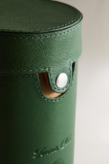 LEATHER TENNIS BALL CASE - Green by Zara - Image 4