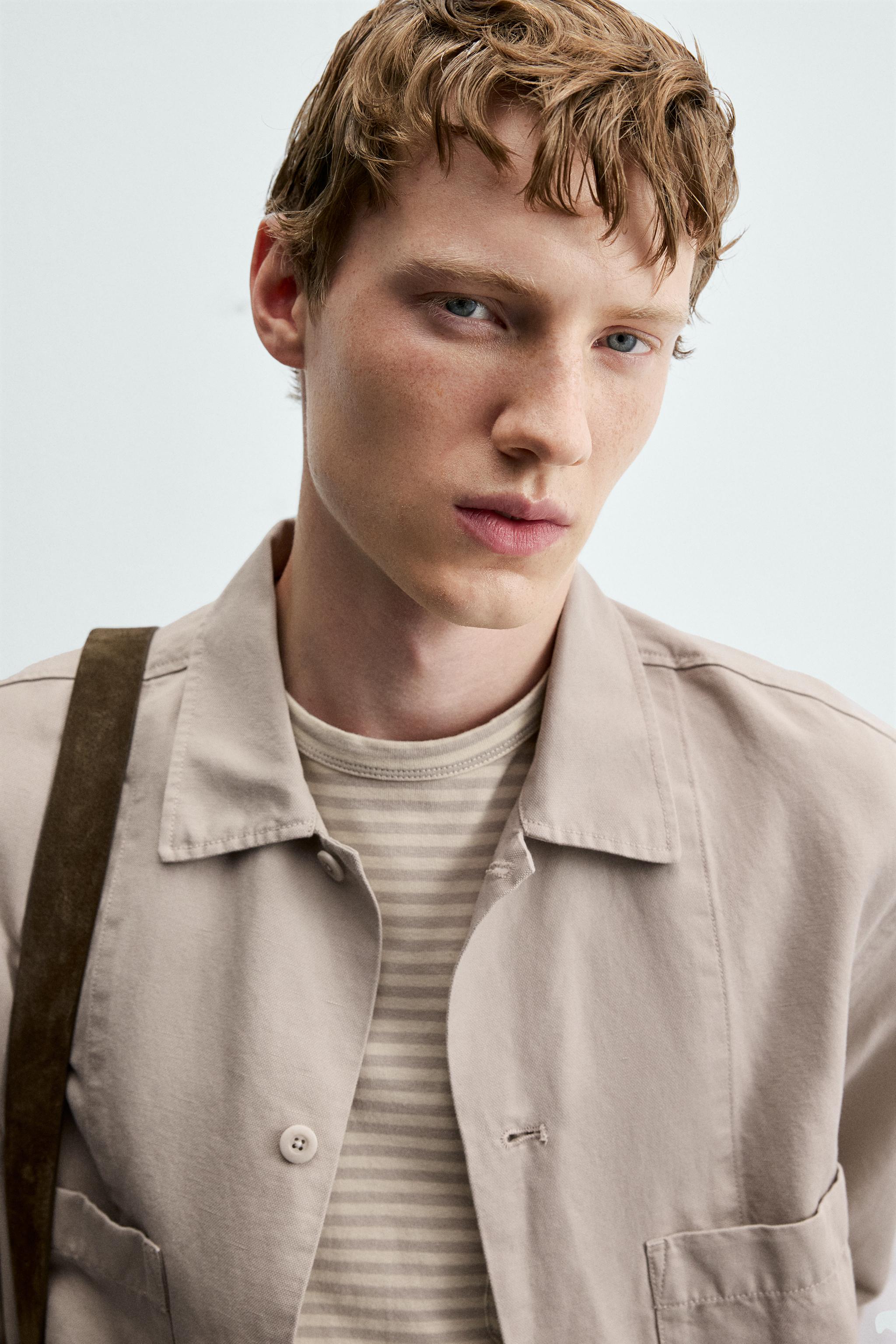 Zara REGULAR FIT OVERSHIRT — фото 6