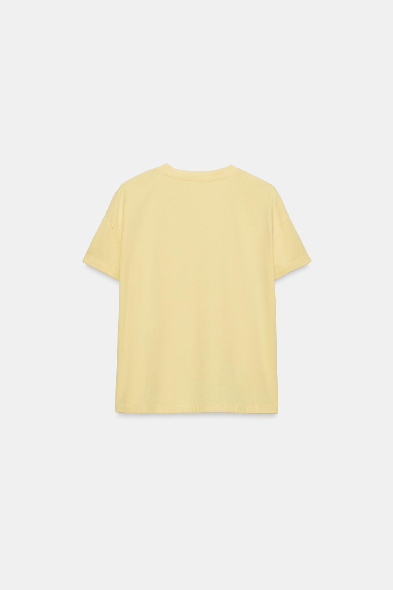 SHORT SLEEVE T-SHIRT — Yellow