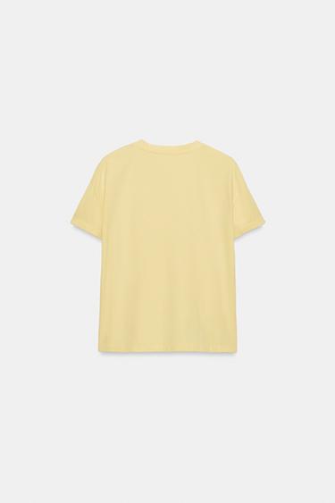 SHORT SLEEVE T-SHIRT — Yellow 2