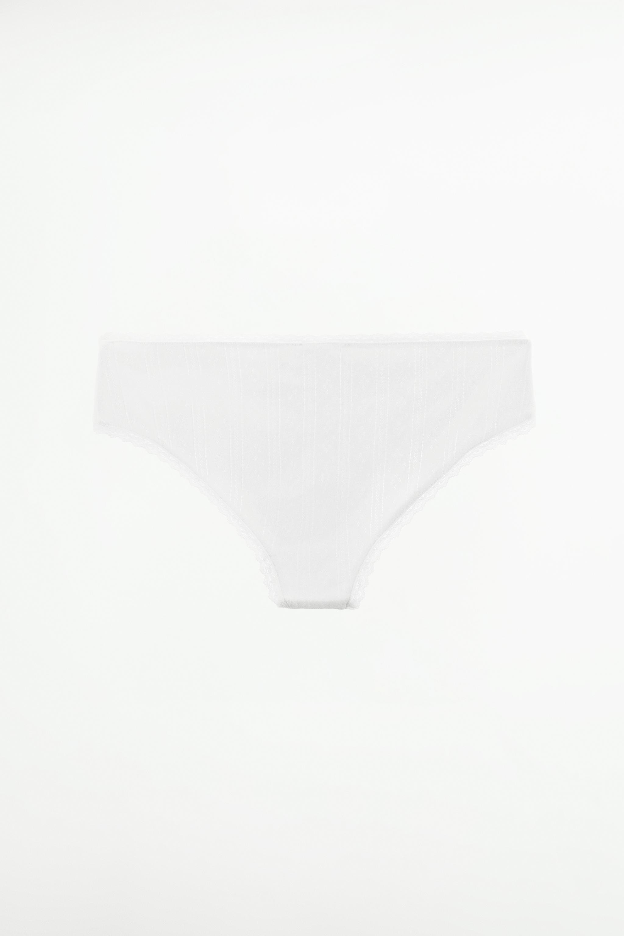 ポワンテルレースブリーフ - ホワイト | ZARA Japan / 日本