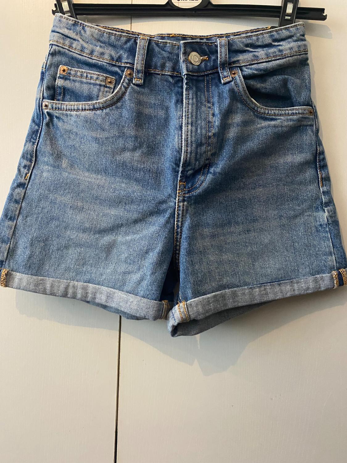 HIGH-WAIST MOM FIT TRF BERMUDA SHORTS - Image 3