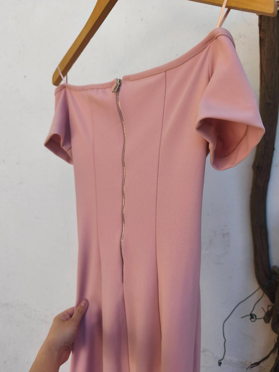 TOP STITCHED DRESS - Image 4