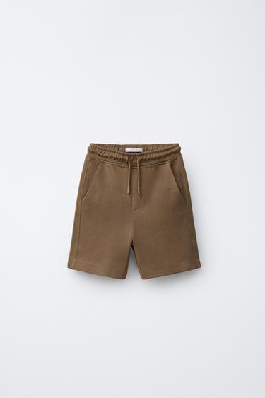 COMFORT PLUSH BERMUDA SHORTS - Ochre by Zara