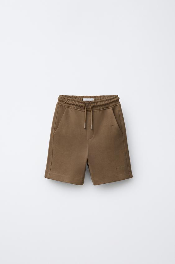 COMFORT PLUSH BERMUDA SHORTS - Ochre by Zara - Image 0