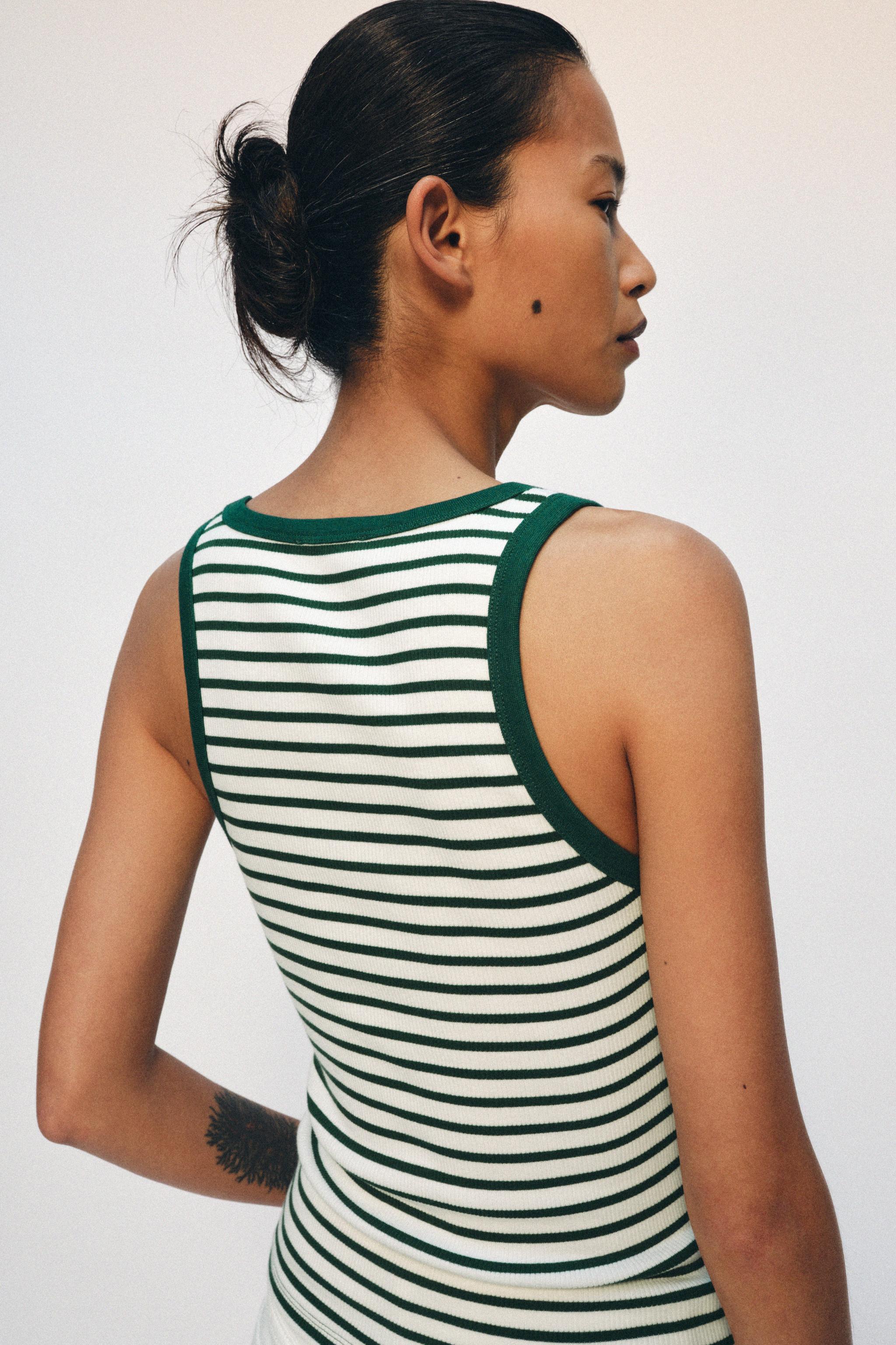 ZA STRIPED TOP
