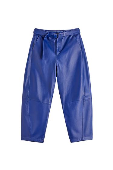 BELTED LEATHER PANTS LIMITED EDITION