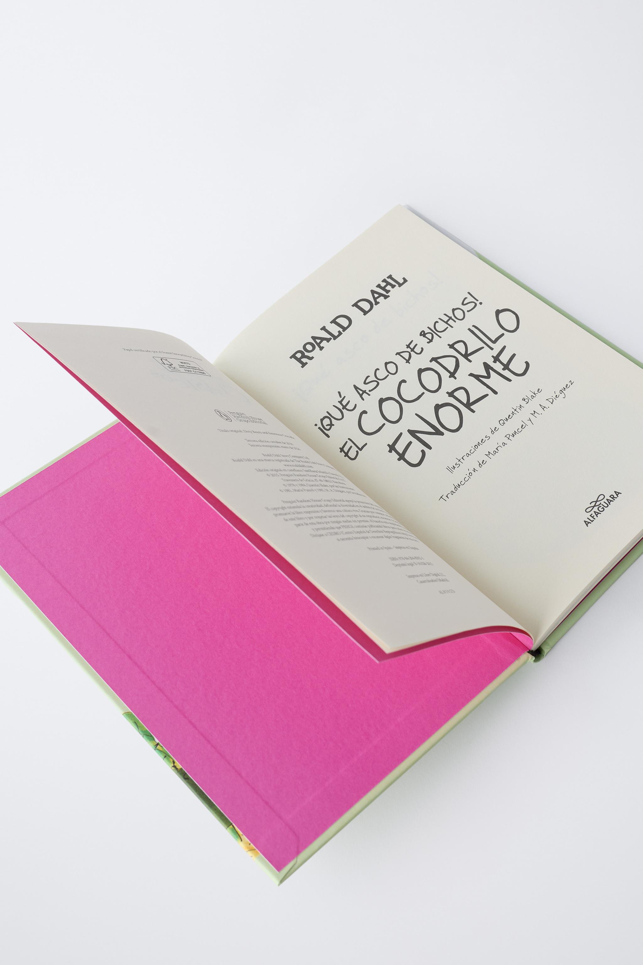 CHILDREN'S BOOK DISGUSTING CREATURES! THE ENORMOUS CROCODILE ROALD DAHL © — Green