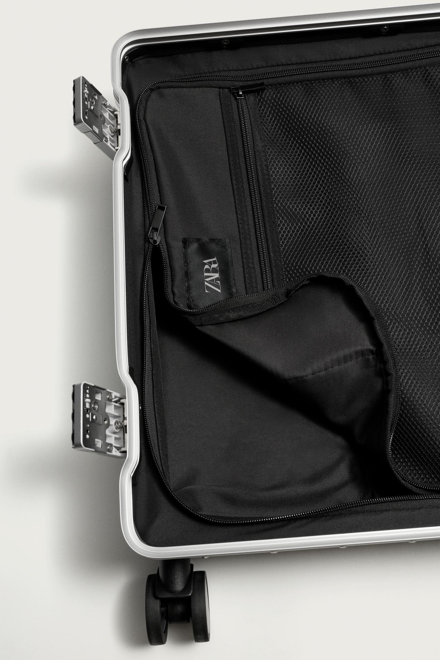 Мужской чемодан Zara Travel Suitcase, цвет: Чёрный — фото 6
