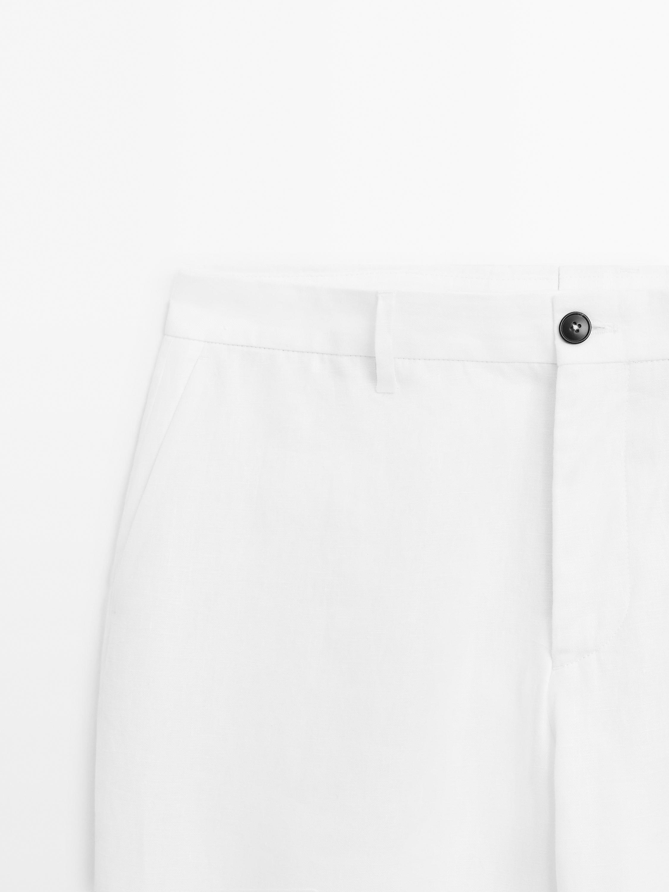 Lightweight linen trousers