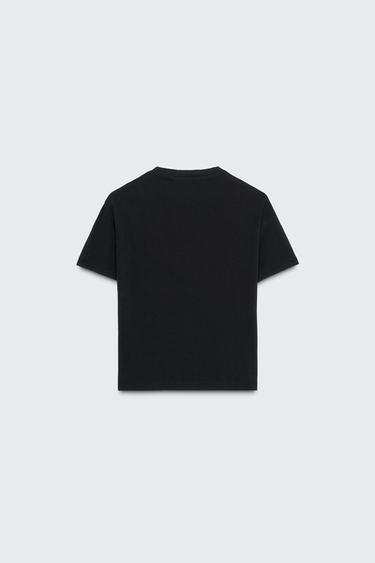 50TH ANNIVERSARY SLOGAN PRINT T-SHIRT - Black by Zara - Image 1