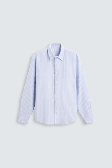 CONTRAST STRIPED SHIRT - striped by Zara