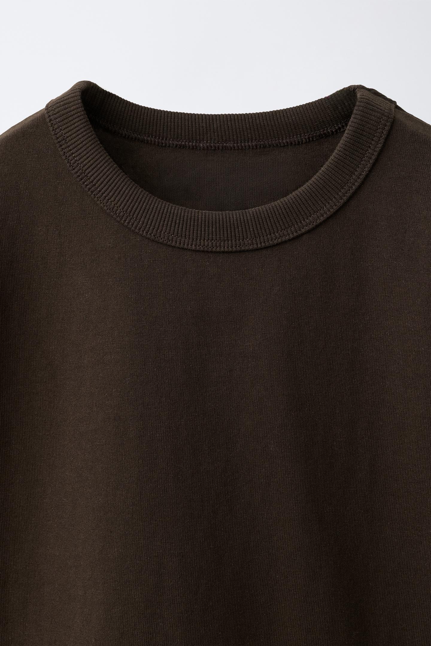 Детская футболка Zara Rustic Cotton, цвет: Коричневый — фото 3